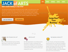 Tablet Screenshot of jackoarts.com